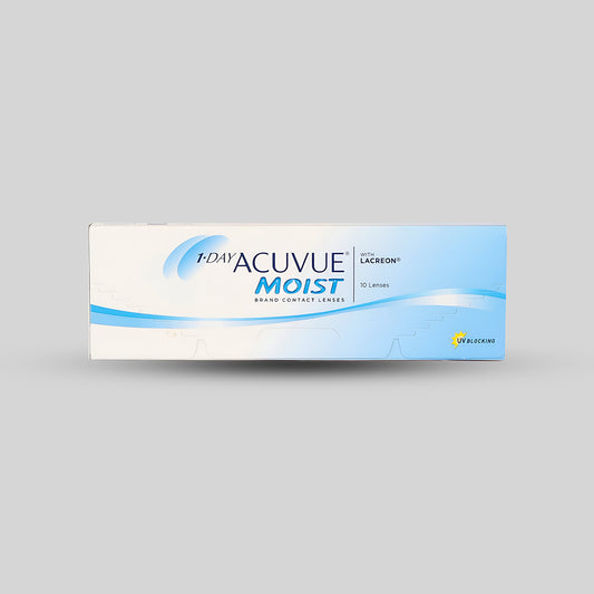 1-Day Acuvue Moist Daily Disposable Spherical 10 Lens Pack - Getspexy