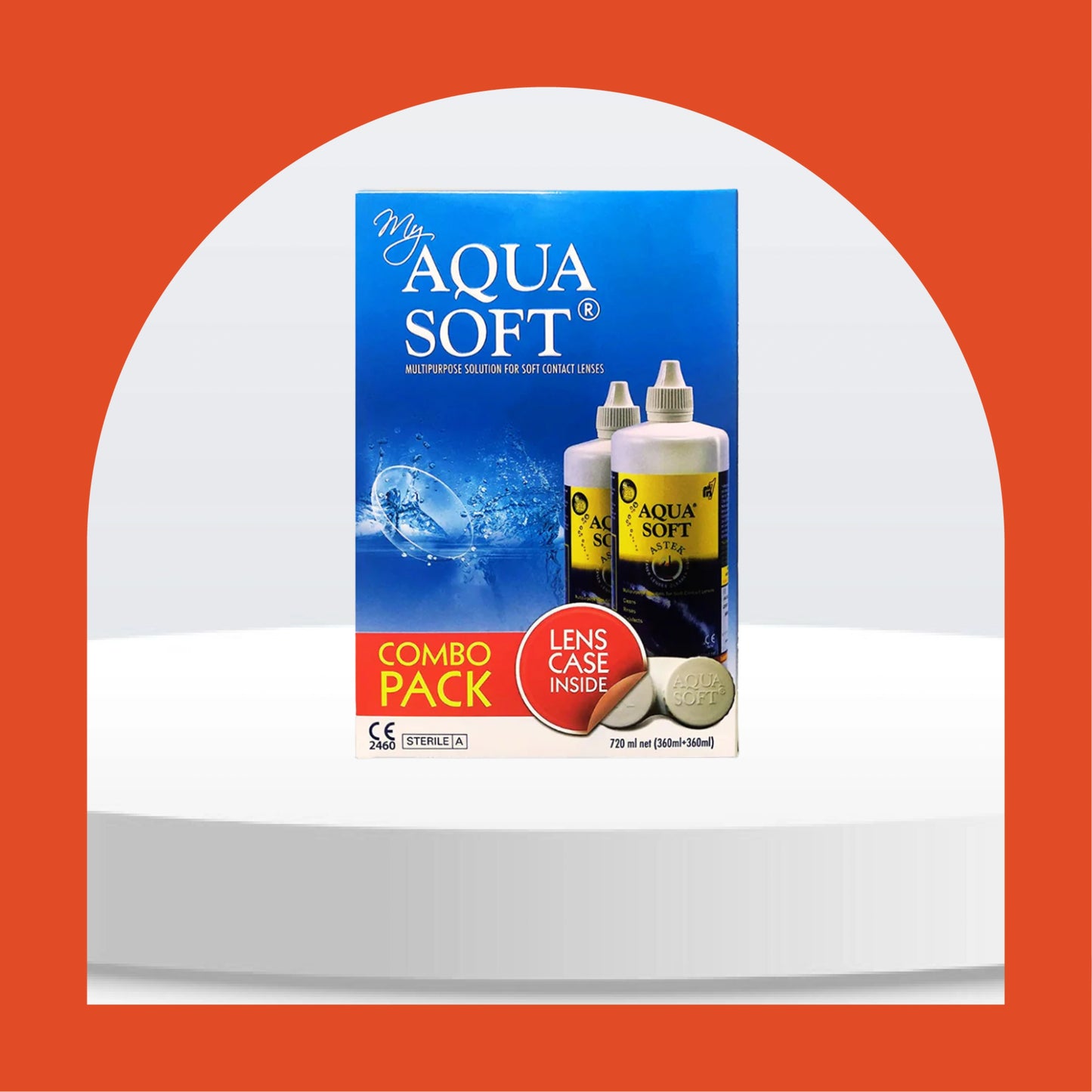 Aqua Soft 720ml Contact Lens Solution - Getspexy