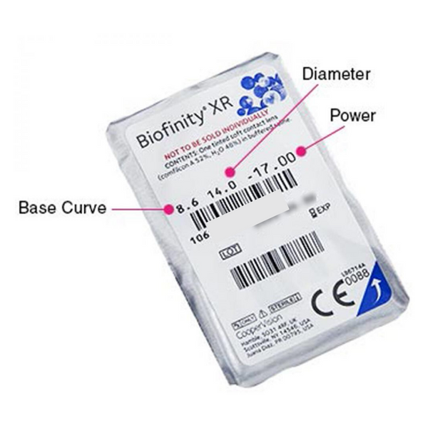 Biofinity XR Monthly Disposable 6 Lens Pack - Getspexy