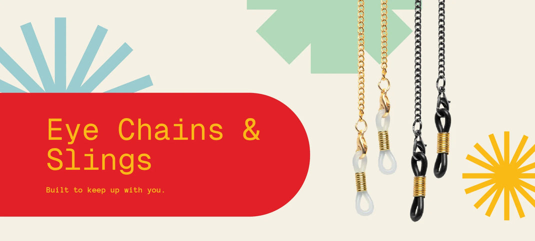 Eyechains or eyewear slings by Slow Studio