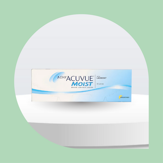 1-Day Acuvue Moist Daily Disposable Spherical 10 Lens Pack - Getspexy