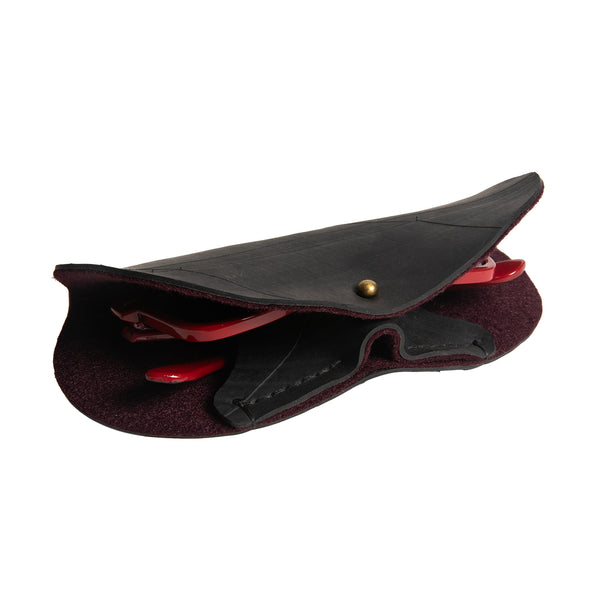 Upcycled Sunglasses Cases Side Open - Getspexy