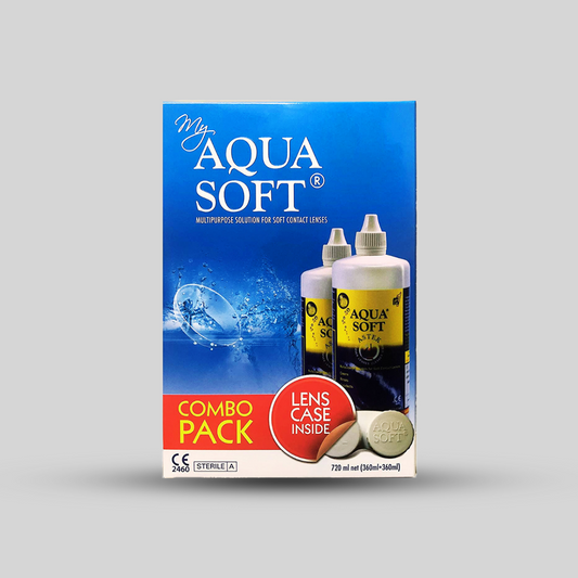 Aqua Soft 720ml Contact Lens Solution - Getspexy