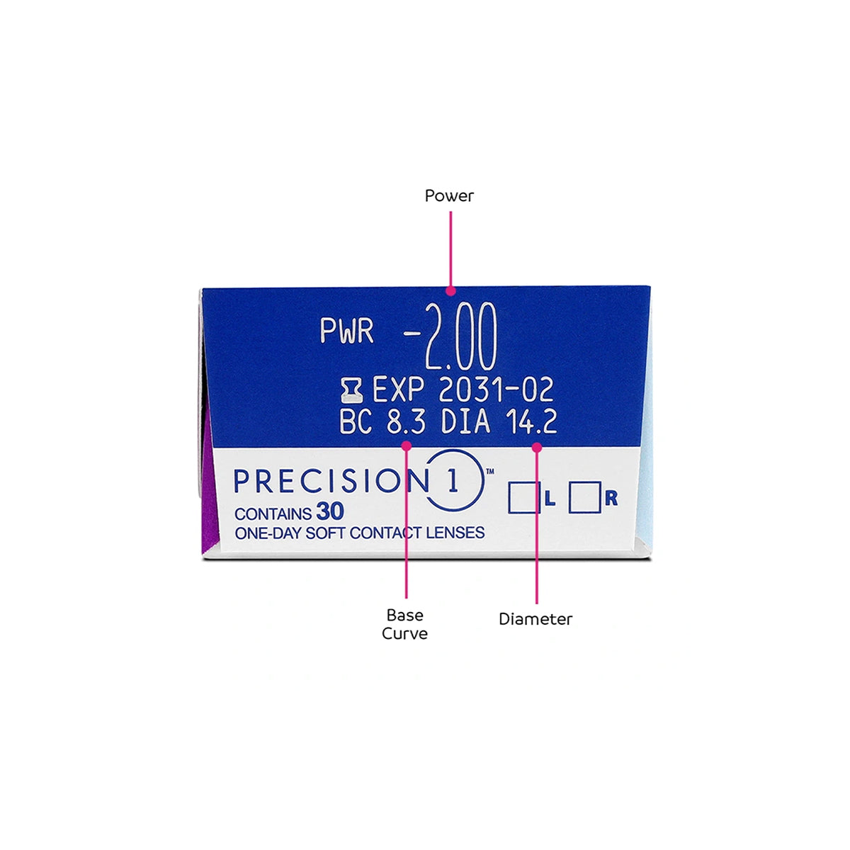 Precision 1 Daily Disposable 30 Lens Pack - Getspexy