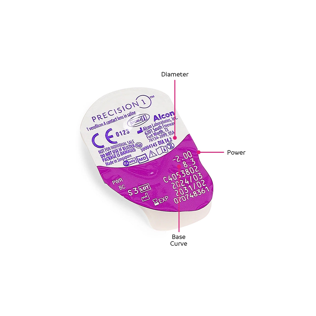 Precision 1 Daily Disposable 30 Lens Pack - Getspexy