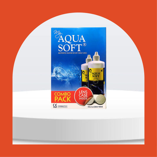Aqua Soft 720ml Contact Lens Solution - Getspexy