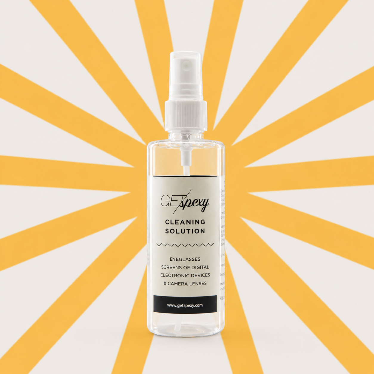 Spectacle, Sunglasses, Laptop,Mobile Phones and Camera Lenses Cleaning Solution - 100ml - Getspexy