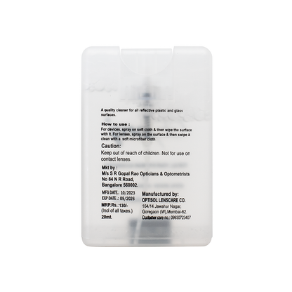 Spectacle Sunglasses Lens Cleaning Solution (Pack Sizes 3+) - Getspexy