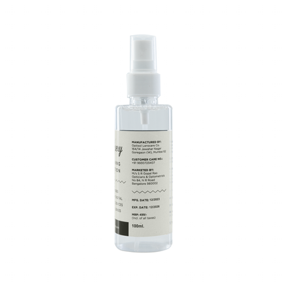 Spectacle, Sunglasses, Laptop,Mobile Phones and Camera Lenses Cleaning Solution - 100ml - Getspexy