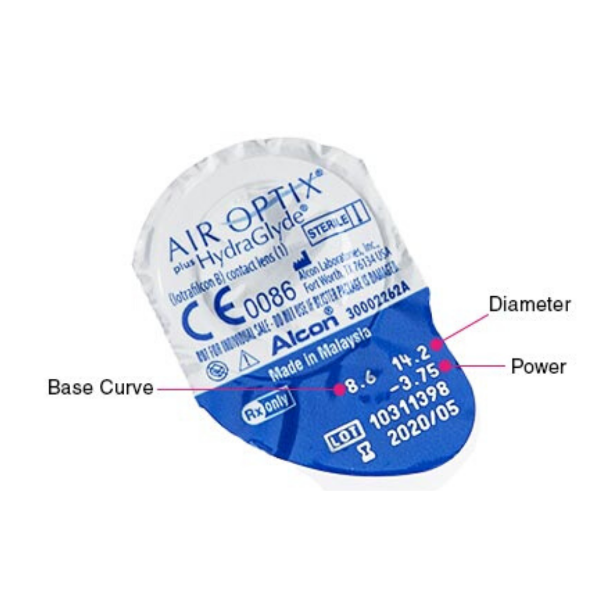 Air Optix Plus Hydraglyde 3 Lens Pack - Getspexy