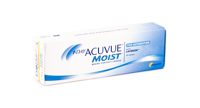 1 Day Acuvue Moist for Astigmatism 30 Lens Pack (Toric) - Getspexy