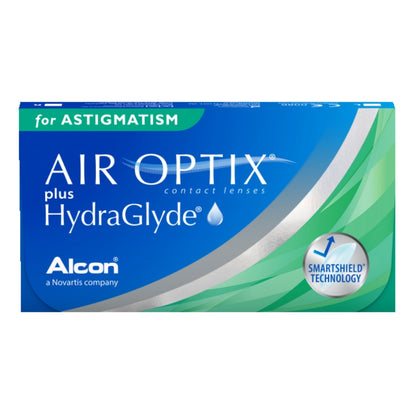 Air Optix Plus HydraGlyde for Astigmatism 3 Lens Pack (Toric) - Getspexy